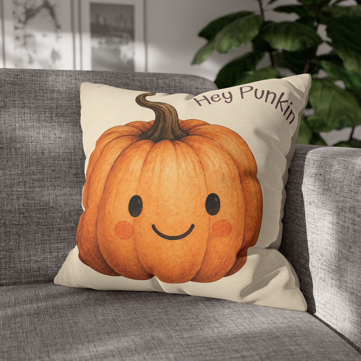 Hey Punkin', Hey Boo - Halloween Pillow Fun