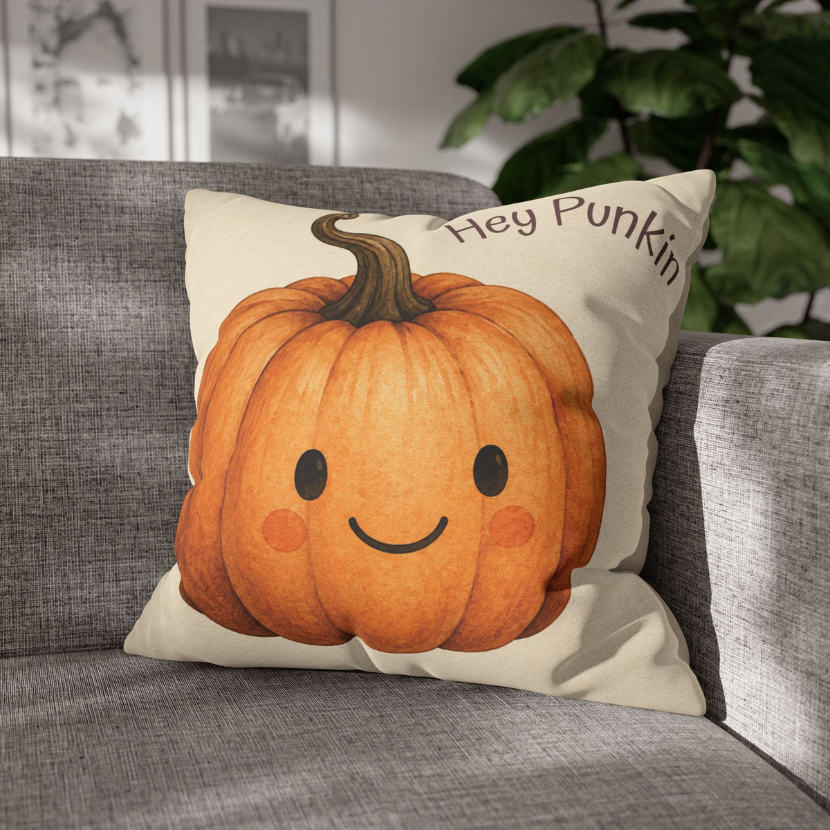 Hey Punkin', Hey Boo - Halloween Pillow Fun