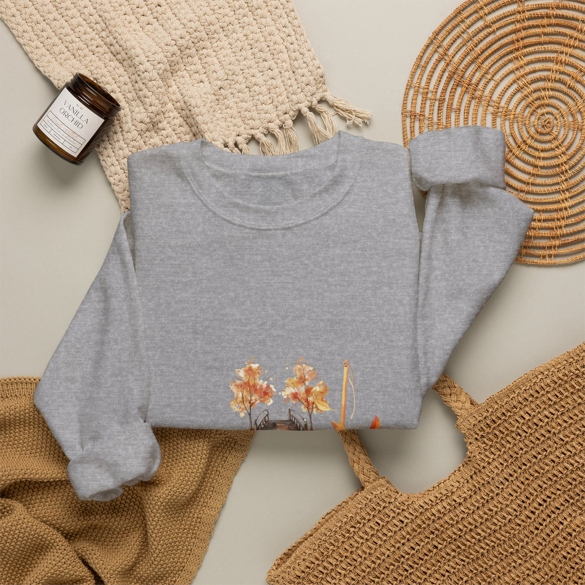 Vintage Gather Here for Cozy Things — Whimsical Fall Design