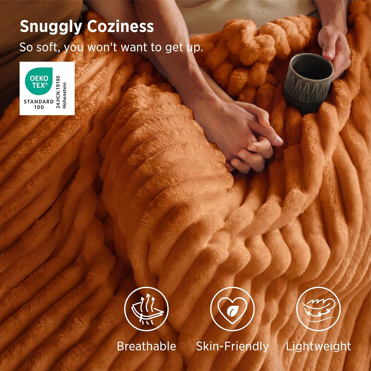 Soft Throw Blanket for Couch and Bed Decor